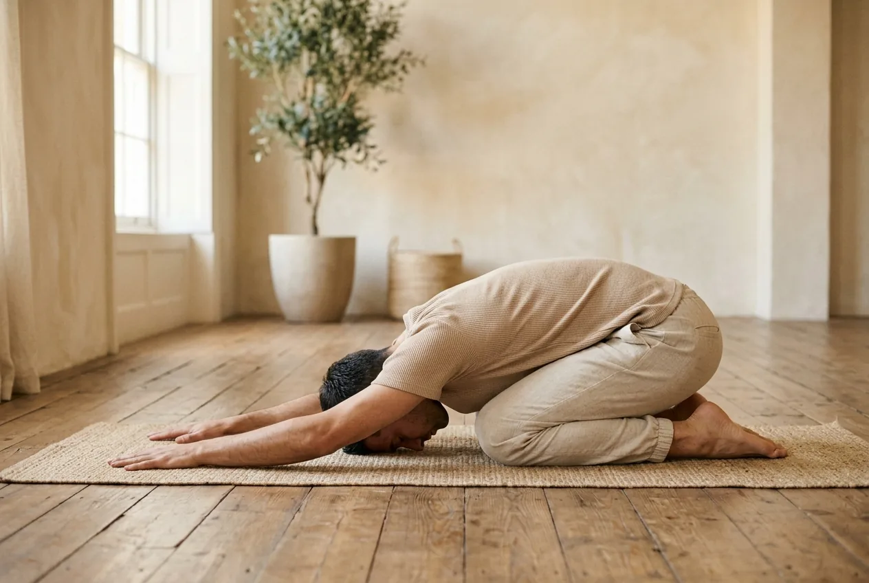 Child's pose for back pain: how to do it right