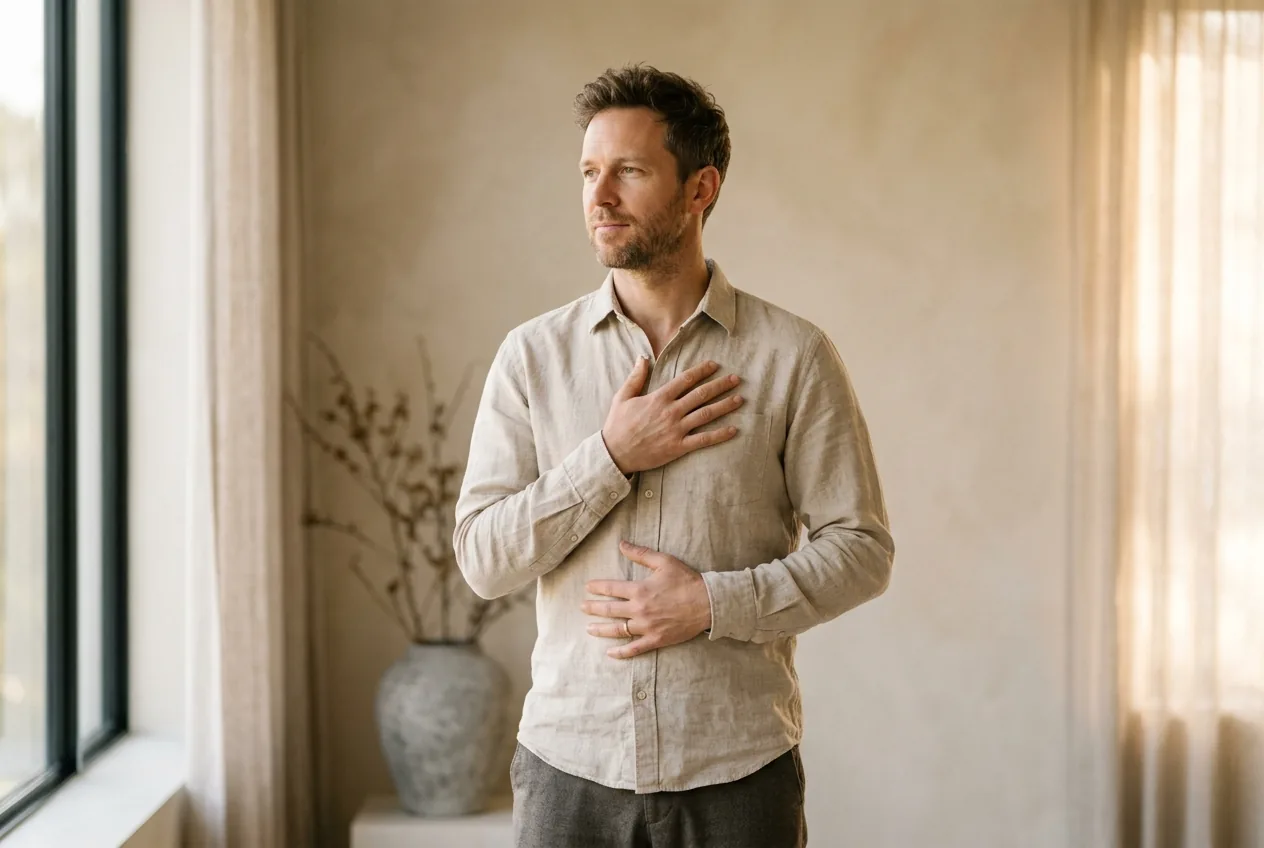 Upper back and chest tightness from posture